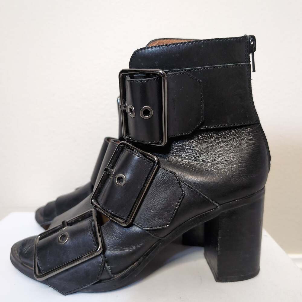 Buckled Open Toe Y2k Booties Jeffrey Campbell